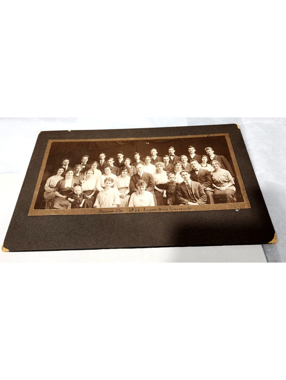1916 Eugene Bible University Photo Identified California Club Tollman Oregon